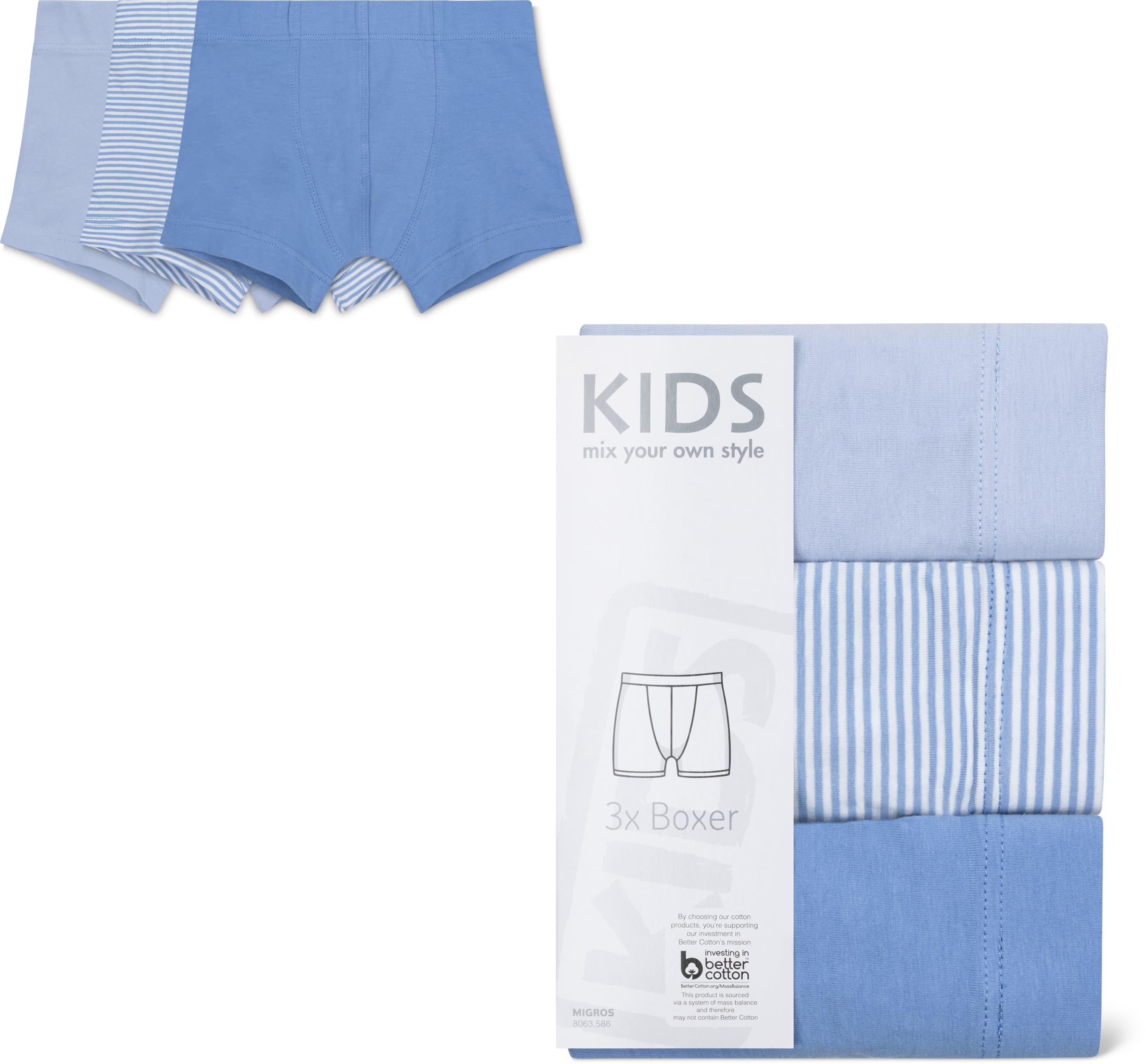 Kinder Boxer 3er Pack